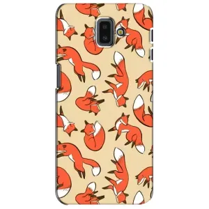 Чехлы с картинкой Лисички для Samsung Galaxy J6 Plus, J6 Plus, J610 (VPrint) (Лисички)