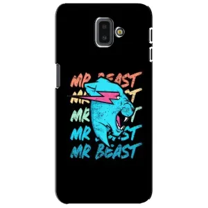 Чехлы Мистер Бист для Самсунг J6 Плюс, J6+ 2018 (J610) (logo Mr beast)