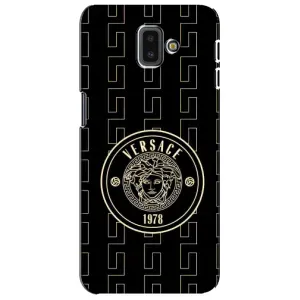 Чехлы VERSACE для Самсунг J6 Плюс, J6+ 2018 (J610) (PREMIUMPrint) (Лого Версаче)