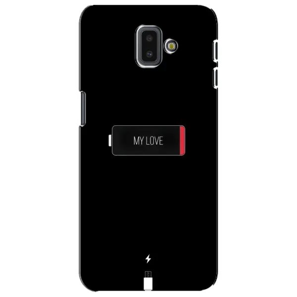 Чехол с принтом «Love battery» для Samsung Galaxy J6 Plus 2018 (J610)