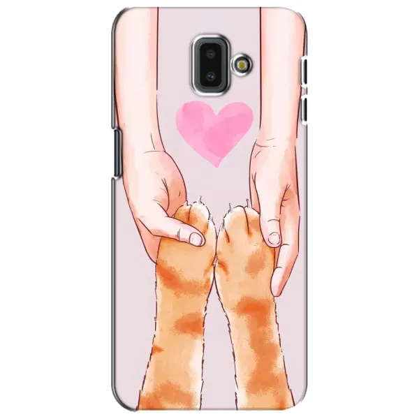 Чохол з принтом «Любовь до котиків» для Samsung Galaxy J6 Plus 2018 (J610)