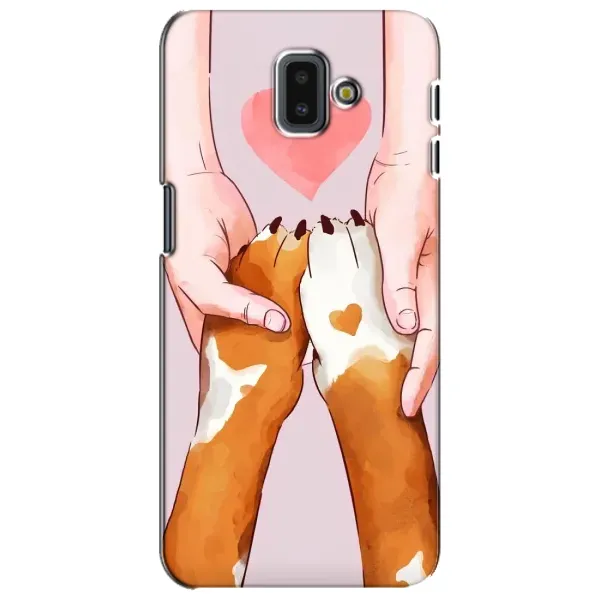 Чохол з принтом «Любовь до собак» для Samsung Galaxy J6 Plus 2018 (J610)