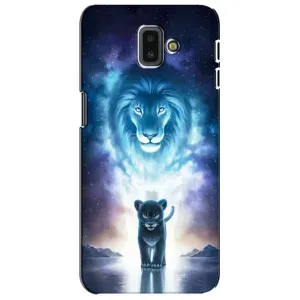 Чехол со Львом для Samsung Galaxy J6 Plus, J6 Plus, J610 (VPrint) (Маленький лев)