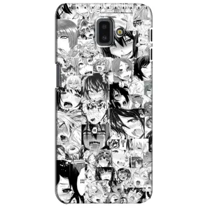 Анимешный чехол для Samsung Galaxy J6 Plus, J6 Plus, J610 (Ahegao manga)