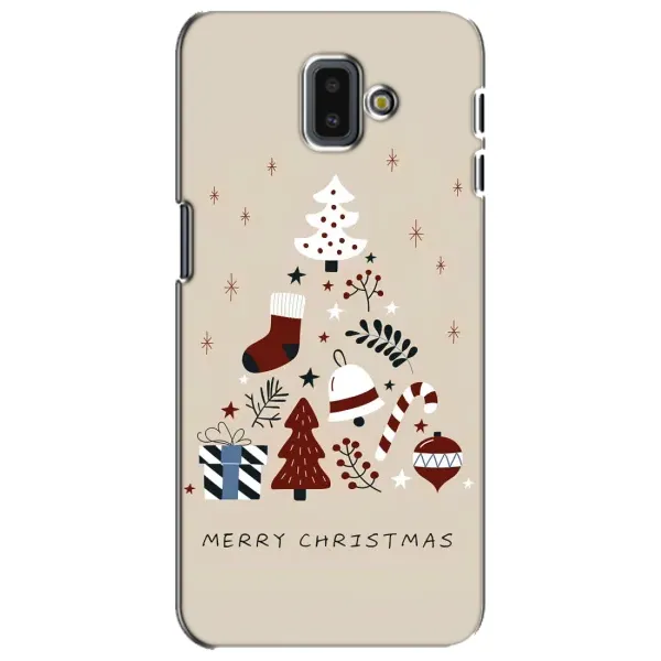 Чохол з принтом «Merry Christmas» для Samsung Galaxy J6 Plus 2018 (J610)