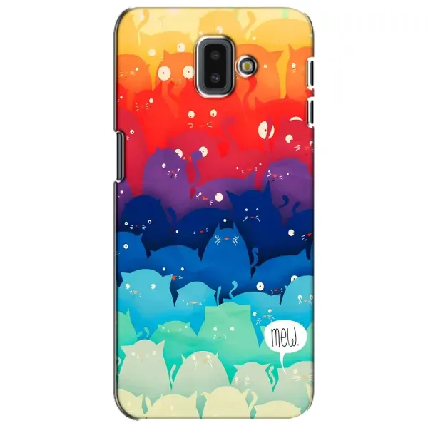Чохол з принтом «Mew» для Samsung Galaxy J6 Plus 2018 (J610)