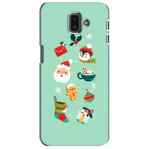 Новогодние Чехлы для Самсунг J6 Плюс, J6+ 2018 (J610) (VPrint) (Настроение НГ)