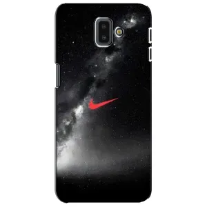 Чехол для Samsung Galaxy J6 Plus, J6 Plus, J610 - с принтом Найк (AlphaPrint) (Найк красный)
