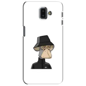 Чехлы с Обезьянами NFT для Samsung Galaxy J6 Plus, J6 Plus, J610 (AlphaPrint) (обезьяна NFT Adidas)