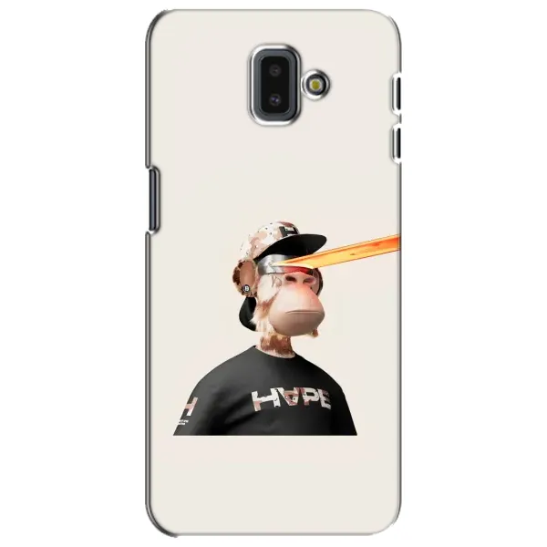 Чехол с принтом «обезьяна NFT в очках» для Samsung Galaxy J6 Plus 2018 (J610) Чехол с принтом «обезьяна NFT в очках» для Samsung Galaxy J6 Plus 2018 (J610)