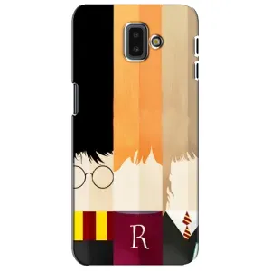 Чехлы с Гарри Поттером для Samsung Galaxy J6 Plus, J6 Plus, J610 (AlphaPrint) (обложка Гарри Поттера)