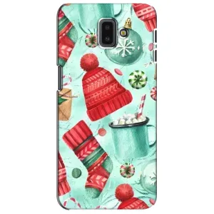 Новогодние Чехлы для Самсунг J6 Плюс, J6+ 2018 (J610) (VPrint) (Одежда НГ)