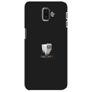 Чехол Майнкрафт на Samsung Galaxy J6 Plus, J6 Plus, J610 (AlphaPrint) Minecraft (Овечка Майнкрафт)