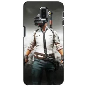 Чехол PUBG для Самсунг J6 Плюс, J6+ 2018 (J610) (AlphaPrint) (Пабг мен)