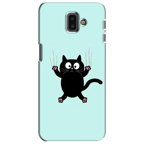 Чехол с принтом «Падающий кот» для Samsung Galaxy J6 Plus 2018 (J610)