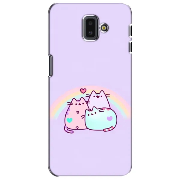 Чохол з принтом «Радужний котик» для Samsung Galaxy J6 Plus 2018 (J610)