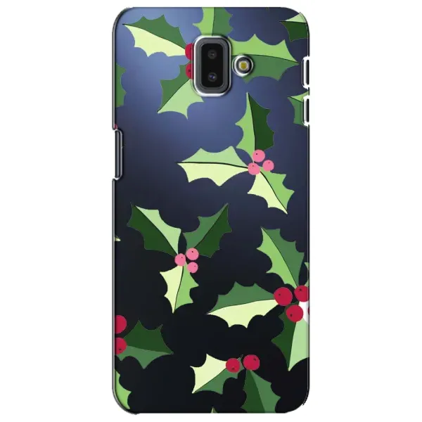 Чехол с принтом «Рождественский фон» для Samsung Galaxy J6 Plus 2018 (J610)