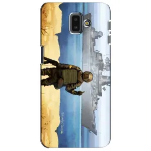 Чехол с принтом (Русский корабль...) для Самсунг J6 Плюс, J6+ 2018 (J610) (AlphaPrint) (Русский корабль)