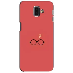 Чехлы с Гарри Поттером для Samsung Galaxy J6 Plus, J6 Plus, J610 (AlphaPrint) (шрам и очки)