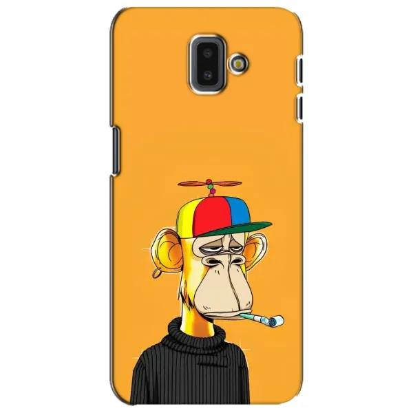 Чехол с принтом «Скучающая Обезьяна NFT» для Samsung Galaxy J6 Plus 2018 (J610) Чехол с принтом «Скучающая Обезьяна NFT» для Samsung Galaxy J6 Plus 2018 (J610)