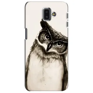 Чехол с птицами на Samsung Galaxy J6 Plus, J6 Plus, J610 (VPrint) (Сова)