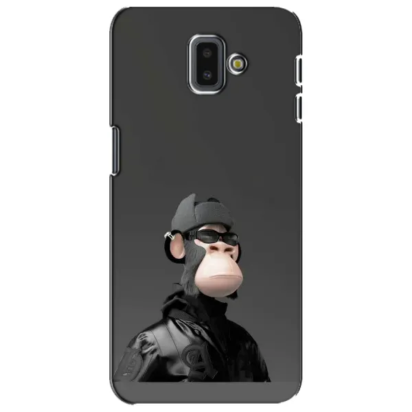 Чехол с принтом «стильная обезьяна NFT» для Samsung Galaxy J6 Plus 2018 (J610) Чехол с принтом «стильная обезьяна NFT» для Samsung Galaxy J6 Plus 2018 (J610)