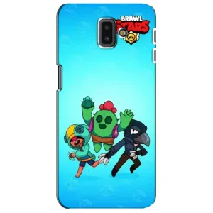 Чехлы Brawl Stars для Samsung Galaxy J6 Plus, J6 Plus, J610 (AlphaPrint) (Трио героев)