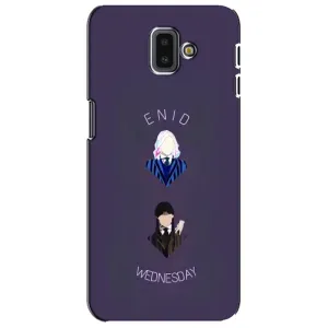 Чехлы Венсдей на Samsung Galaxy J6 Plus, J6 Plus, J610 Уэнсдей (AlphaPrint) (Уэнздей и подруга)