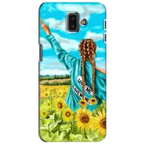 Чехол для Патриота Украины Samsung Galaxy J6 Plus, J6 Plus, J610 - (AlphaPrint) (Украиночка)