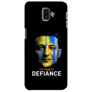 Чехол для Samsung Galaxy J6 Plus, J6 Plus, J610 (AlphaPrint - с принтом Зеленского) (В. Зеленский)