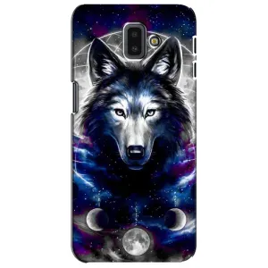 Защитные чехлы для Самсунг J6 Плюс, J6+ 2018 (J610) (AlphaPrint) (ХИТ продаж) ВОЛК (Волк)