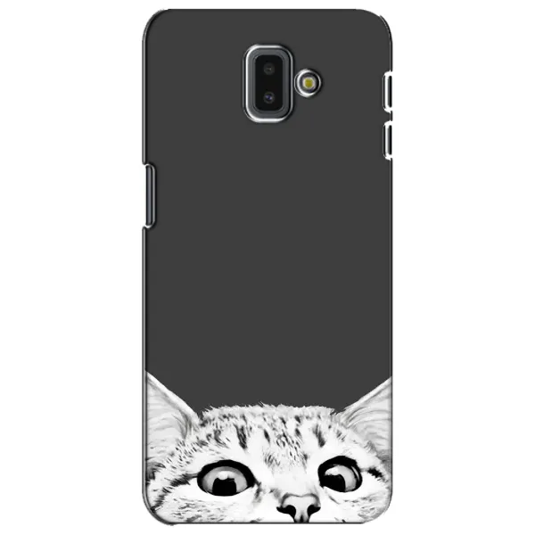 Чохол з принтом «Виглядає котик» для Samsung Galaxy J6 Plus 2018 (J610)