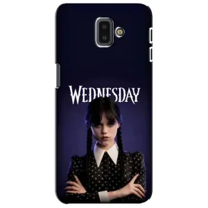 Силиконовый чехол с картинкой для Samsung Galaxy J6 Plus, J6 Plus, J610 (Wednesday)