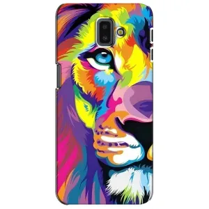 Чехол со Львом для Samsung Galaxy J6 Plus, J6 Plus, J610 (VPrint) (Яркий Лев)
