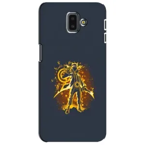 Naruto Anime Чехлы для Самсунг J6 Плюс, J6+ 2018 (J610) (AlphaPrint) (золотой Наруто)