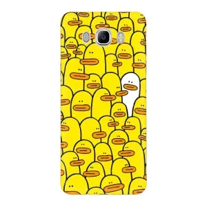 Чохол з принтом для Samsung J7 2016, J710, J7108 - (Прикольні) (AlphaPrint) (Біла уточка)