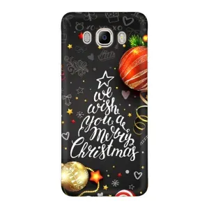 Різдвяні Чохли для Samsung Galaxy J7 2016 / J710 / J7108 (VPrint) (Ялинка)