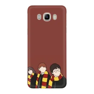 Чехлы с Гарри Поттером для Samsung Galaxy J7 2016 / J710 / J7108 (AlphaPrint) (Гарри с друзьями)