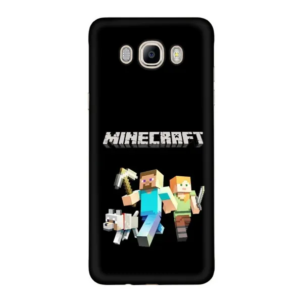 Чохол з принтом «герої Minecraft» для Samsung Galaxy J7 2016 (J710, J7108)