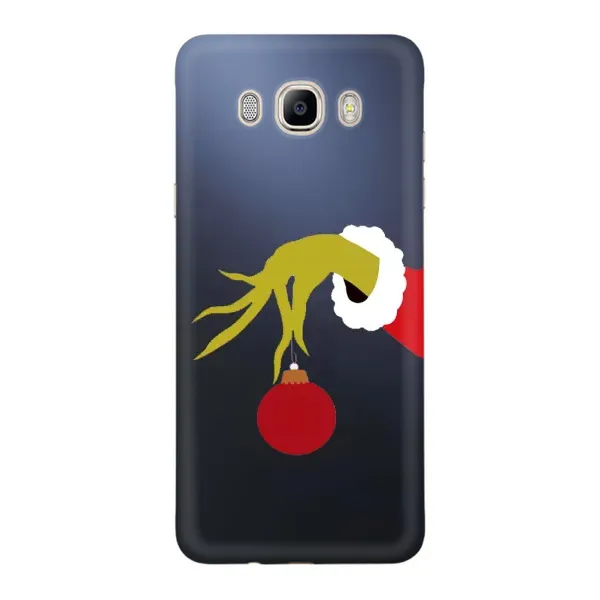 Чехол с принтом «Гринч с игрушкой» для Samsung Galaxy J7 2016 (J710, J7108)