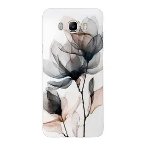 Чохол з принтом «Квіти на білому» для Samsung Galaxy J7 2016 (J710, J7108)