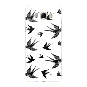 Чохол з пташками на Samsung Galaxy J7 2016 / J710 / J7108 (VPrint) (Ластівки)
