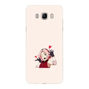 Чехлы Персонажи Аниме Наруто для Samsung Galaxy J7 2016 / J710 / J7108 (AlphaPrint) (Лайк Сакура)