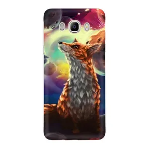 Чохли з картинкою Лисичка для Samsung Galaxy J7 2016 / J710 / J7108 (VPrint) (Лисичка в космосі)