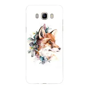 Чохли з картинкою Лисичка для Samsung Galaxy J7 2016 / J710 / J7108 (VPrint) (Лиса в квітах)
