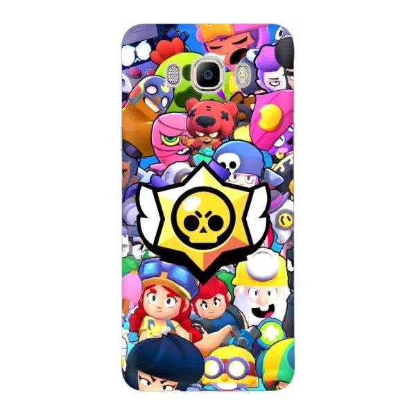 Чехол с принтом «Лого Brawl Stars» для Samsung Galaxy J7 2016 (J710, J7108)