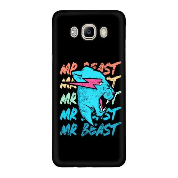 Чохол з принтом «logo Mr beast» для Samsung Galaxy J7 2016 (J710, J7108)