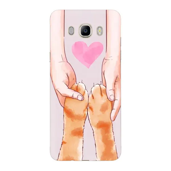 Чехол с принтом «Любовь к котикам» для Samsung Galaxy J7 2016 (J710, J7108)