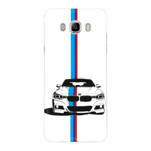 Чохол для Samsung J7 2016, J710, J7108 - з принтом БМВ (AlphaPrint) (Машина БМВ)