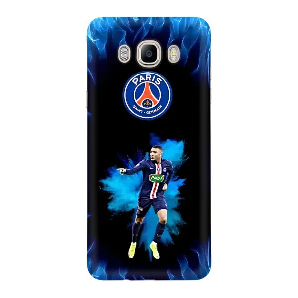 Чохол з принтом «Мбаппе у вогні» для Samsung Galaxy J7 2016 (J710, J7108)